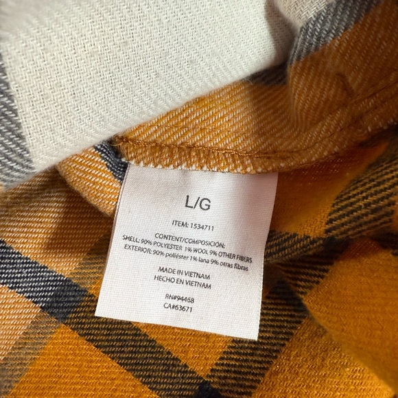 The HFX Women's Plaid Flannel Shirt Jackets in Size L - Picture 11 of 11